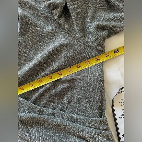 Betsy & Adam Glitter-Knit Sheath Dress, Size 20W - Picture 6 of 10